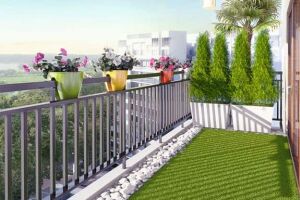 Штучна трава для балкона: зелений оазис у міському середовищі фото
