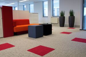Ковровая плитка — универсальное решение для офиса и дома